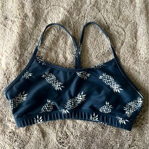 Reebok Pineapple Print Sports Bra